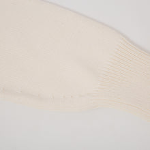 Load image into Gallery viewer, Oversized Intarsia knitted sweater |CLOUD DANCER
