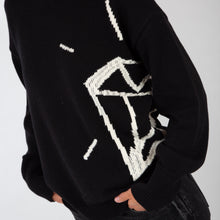 Load image into Gallery viewer, Oversized Intarsia knitted sweater |BOLD