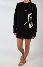 Load image into Gallery viewer, Oversized Intarsia knitted sweater |BOLD
