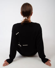 Load image into Gallery viewer, Oversized Intarsia knitted sweater |BOLD