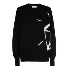Load image into Gallery viewer, Oversized Intarsia knitted sweater |BOLD